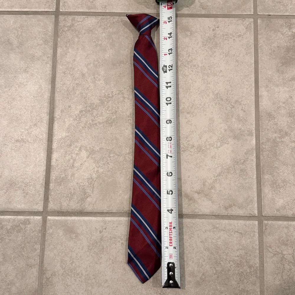 Kid’s Striped Clip-On Tie